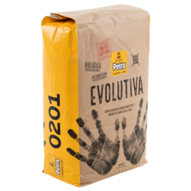 Farina di grano tenero biologico evolutivo 0201 da kg 12.5