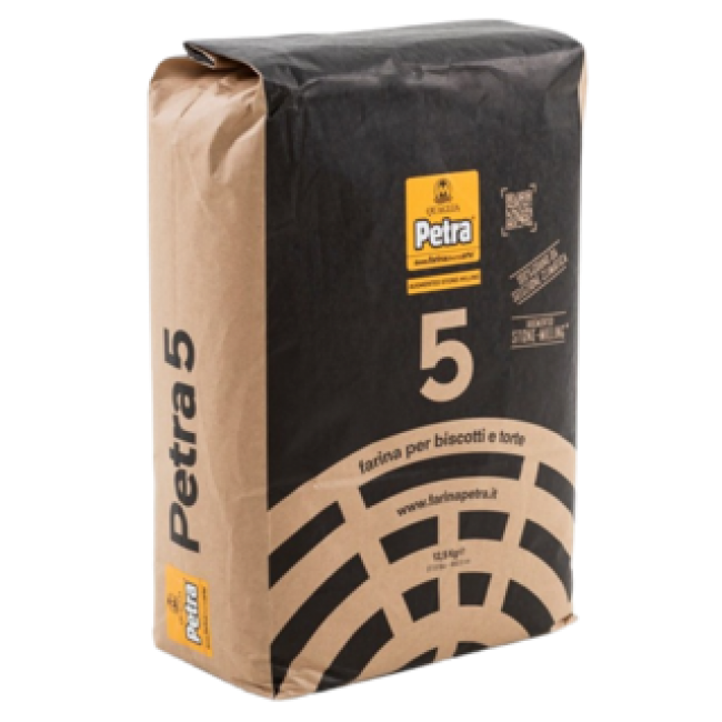 Farina di grano tenero per biscotti e torte macinato a pietra da 12.5 kg