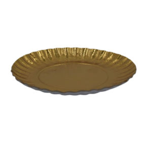 Vassoio cartone dorato 13dm