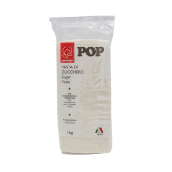 Pasta di zucchero Pop Bianco da 1 kg