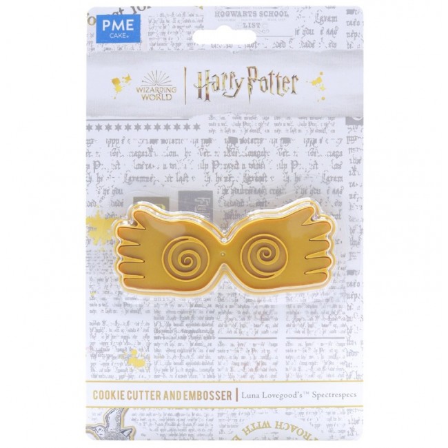 Taglia biscotto timbro a rilievo Harry Potter, Luna Lovegood Spectrespecs Taglia biscotto timbro a rilievo Harry Potter, Luna Lovegood Spectrespecs