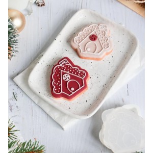 Taglia biscotto e timbro Mini casa di marzapane