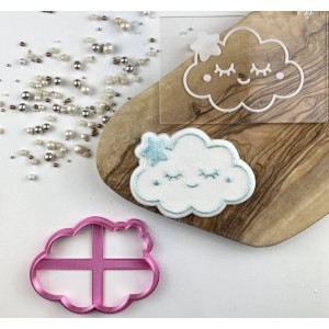 Stampo biscotto Nuvola Baby Shower Cookie Cutter e Goffratore 