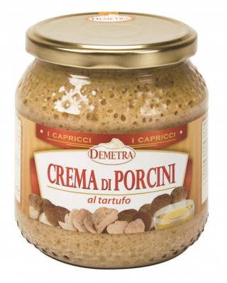 Crema porcini al tartufo Capricci 540 gr. - Demetra