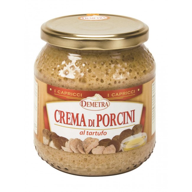 Crema porcini al tartufo Capricci 540 gr. - Demetra