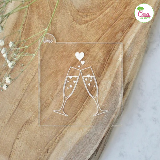 Timbro biscotto Coppe da champagne