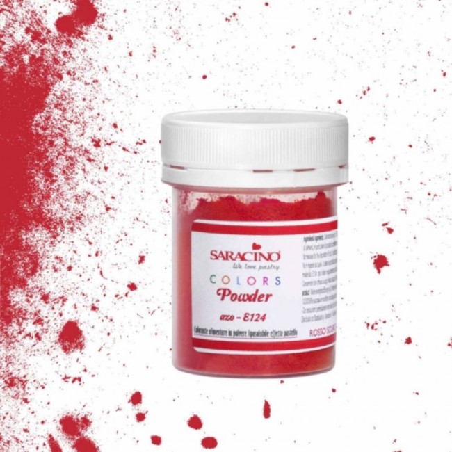 COLORE ROSSO SCURO IN POLVERE  GR5