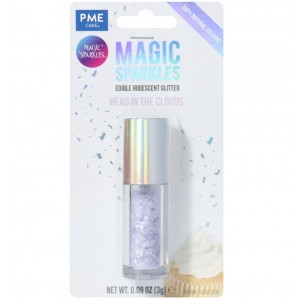 Magic Sparkles, glitter iridescente commestibile –  Head in the Clouds (3 g)