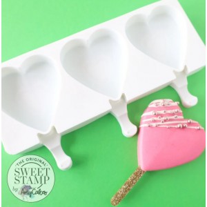 Stampo in silicone Cake Popsicle Mould - Heart