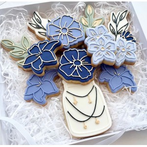 Taglia Biscotto Set Eid Fiore e Barattolo Set Ramadan Cookie Cutter e Embosser
