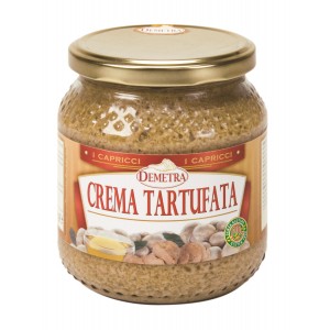 Crema tartufata chiara Capricci 550 gr. - Demetra Crema tartufata chiara Capricci 550 gr. - Demetra