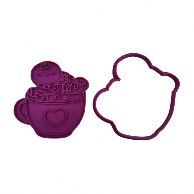 Stampo tazza e Omino di Natale Stampo tazza e Omino di Natale