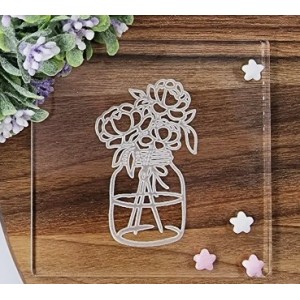 Stampo Vaso con Fiori 