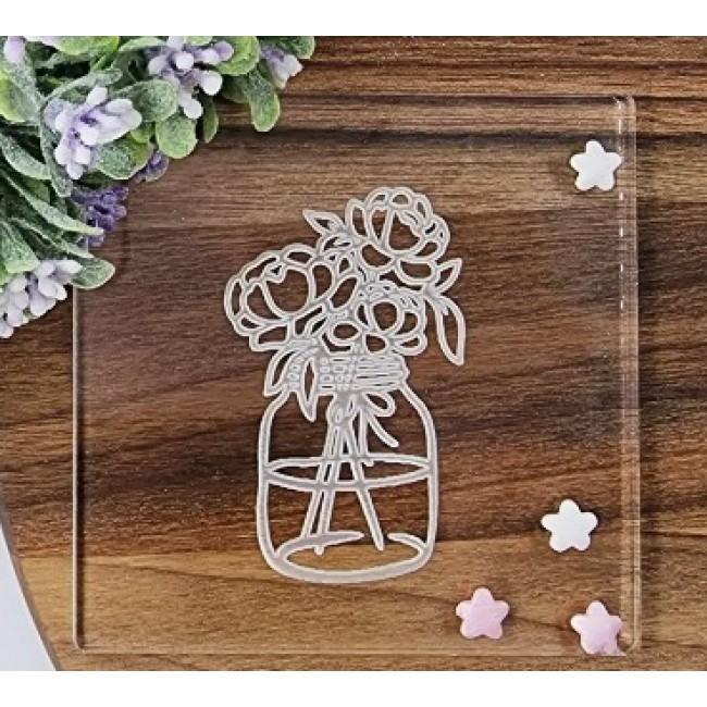 Stampo Vaso con Fiori