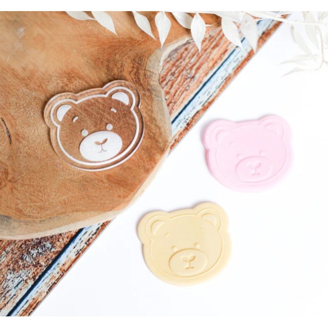 Taglia biscotti + timbro Testa d'orso