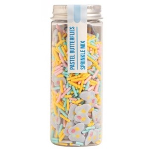 Zuccherini a Farfalla pastello Gr.57