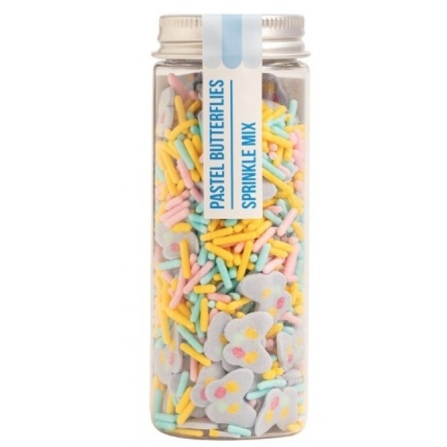 Zuccherini a Farfalla pastello Gr.57