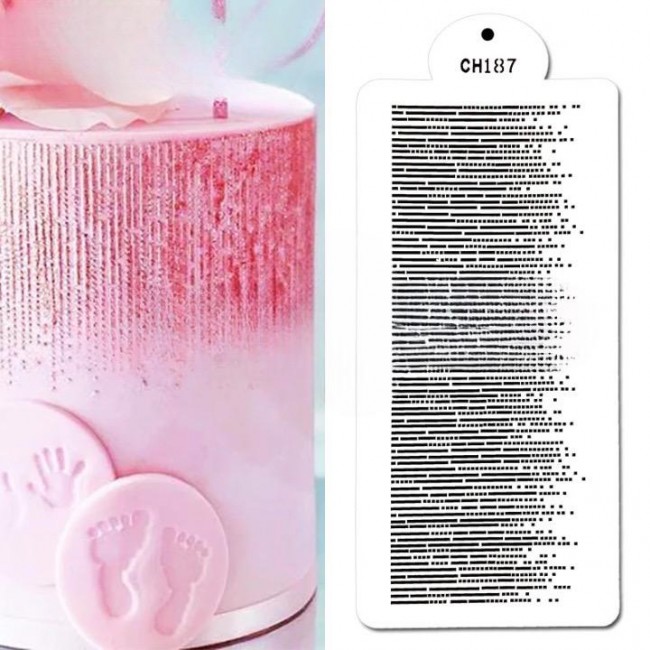 Stencil pe decorazione ch187