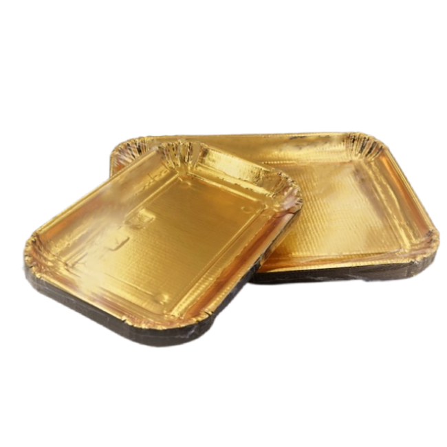 Vassoio rettangolare Oro folium