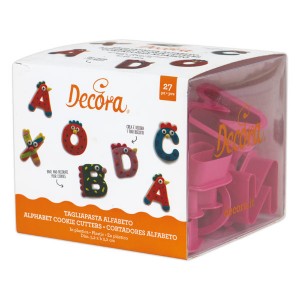 Set Alfabeto di 27 pezzi  tagliapasta 