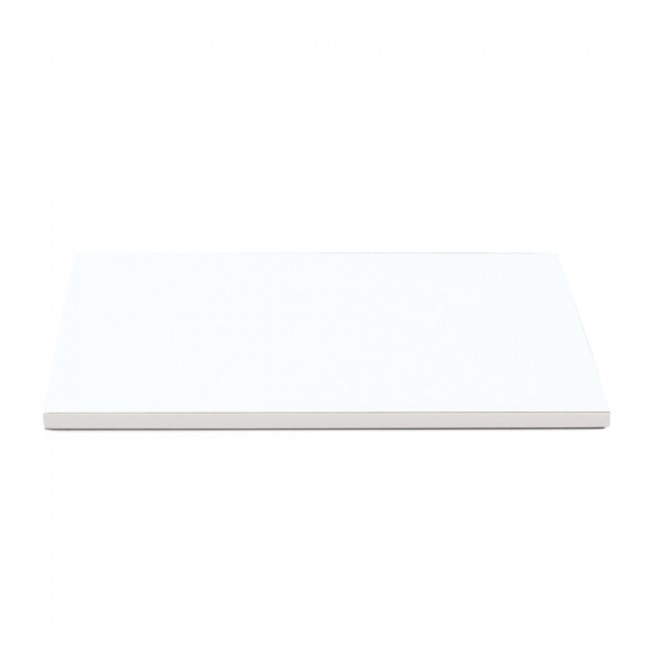 Sottotorta rigido quadrato  bianco Spessore 1,2 cm 20x20