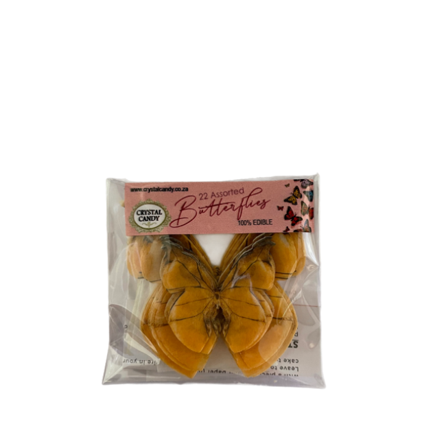 Farfalla in Wafer Gold Giallo