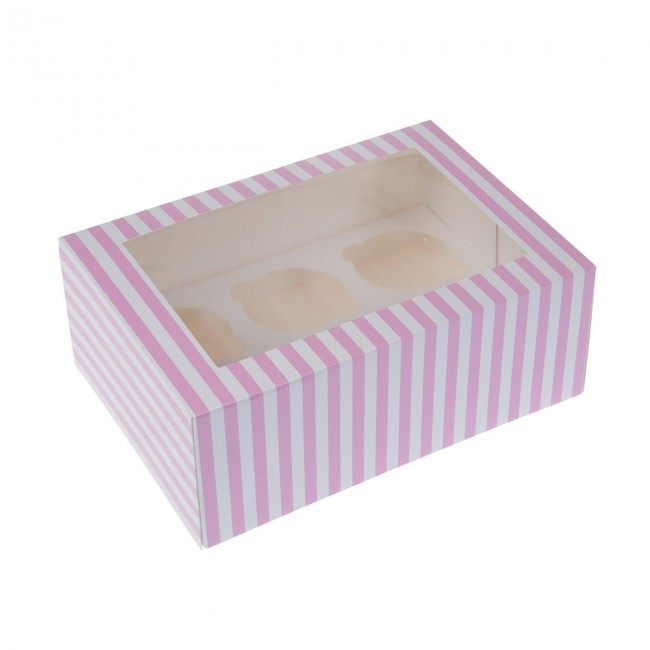 Scatola per cupcake FunCakes Box 6 Cupcake