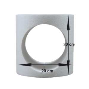 Polistirolo per torta tondo con ritaglio Rotondo 20