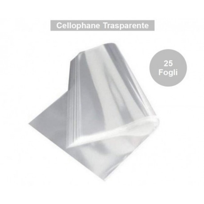 Fogli Trasparenti Di Plastica per Confezioni da 25 pezzi 100x130cm