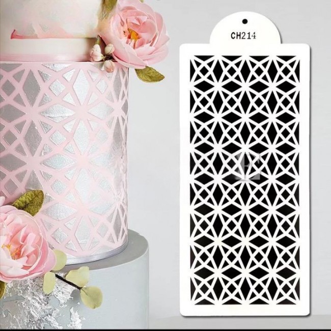 Stencil pe decorazione ch214