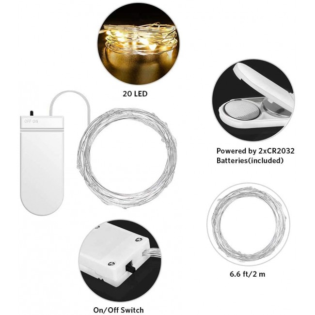 HELESIN Luci LED a Batteria