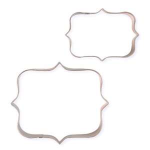 Stampo Cookie & Plaque Cutter Style 1 - Set di 2