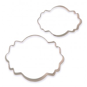 Stampo Cookie & Plaque Cutter Style 4 - Set of 2