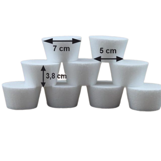 Polistirolo per cupcakes piccolo Set da 9 pezzi