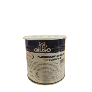 Albicocche cubetti in sciroppo da un 2,750kg