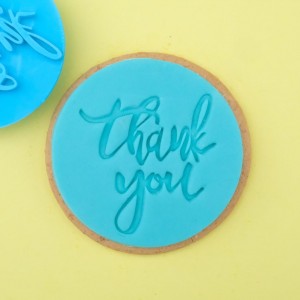 SWEET STAMP  BISCOTTI/CUPCAKE EMB077 THANK YOU 