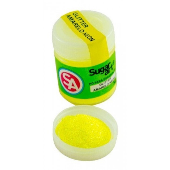 Glitter  Giallo Neon da 5 gr