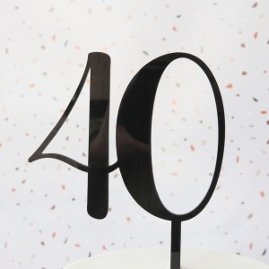 SWEET STAMP Topper nero 40 