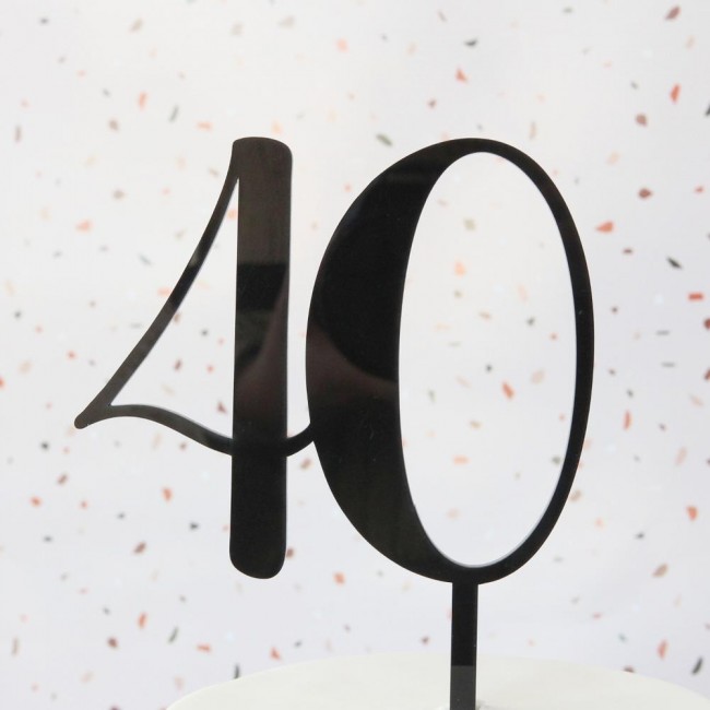 SWEET STAMP Topper nero 40