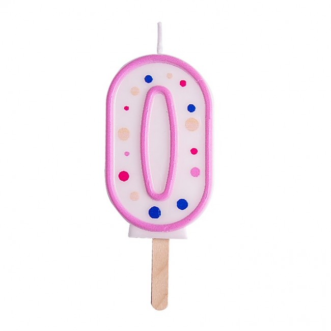 Candele - Numero rosa