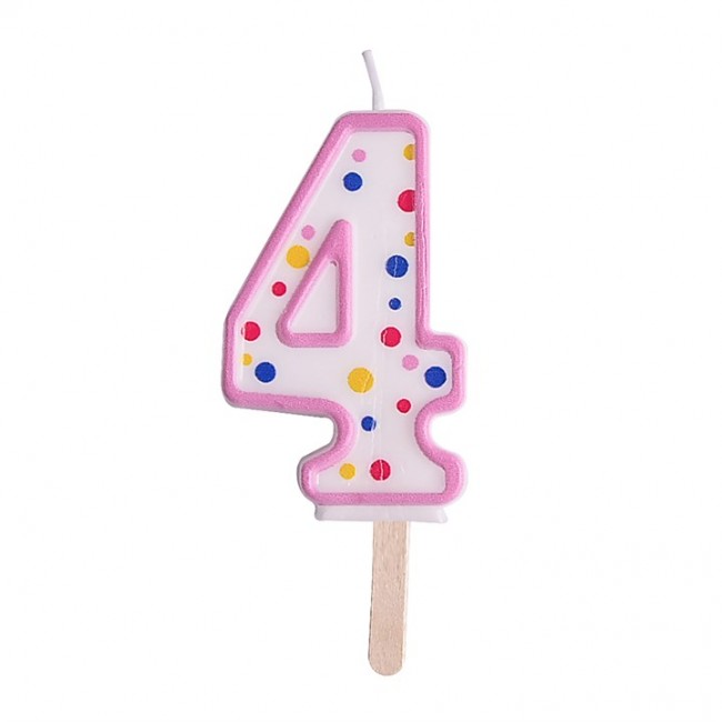 Candele - Numero rosa