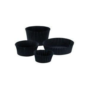 Pirottino nero di carta da forno tartufo 55x42 confezione da 330 pz.