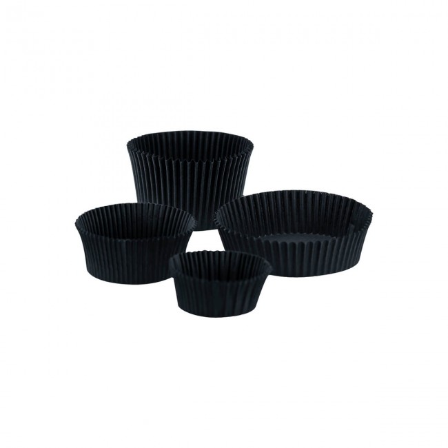Pirottino nero di carta da forno tartufo 55x42 confezione da 330 pz.