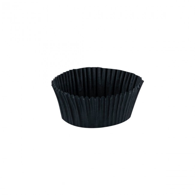 Pirottino nero di carta da forno 40x21 mm confezione 500 pz.