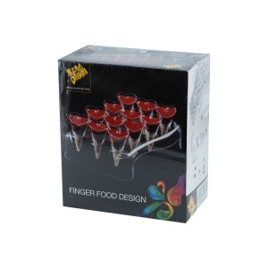 Kit con supporto Wave più coni love da 50 ml