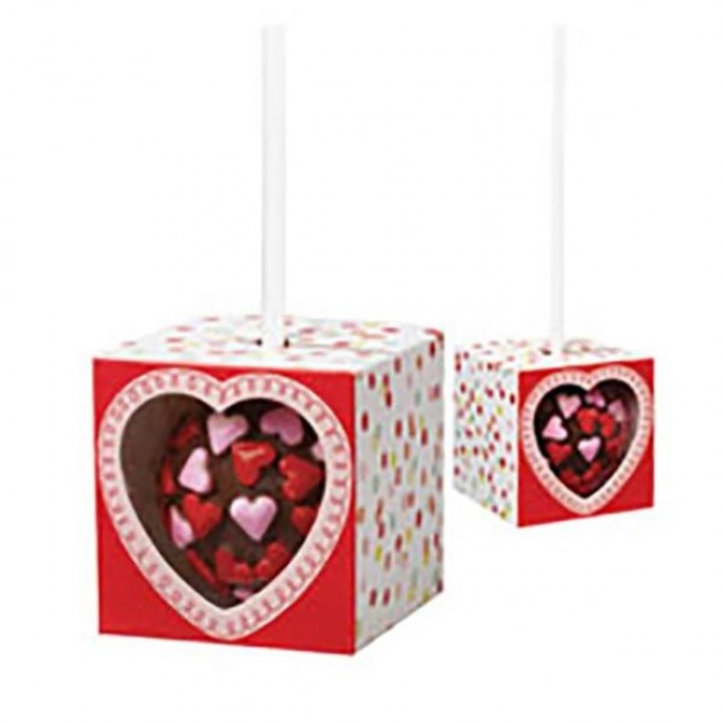 Scatole Regalo Cake Pop Singolo con Cuori