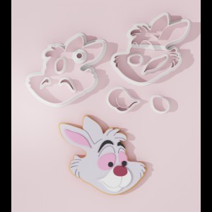 Tagliabiscotti  Alice nel Paese delle Meraviglie - Coniglio