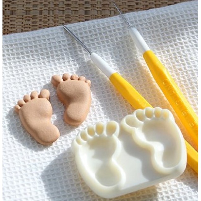Stampo in Silicone Set di 2 piedi per bambini