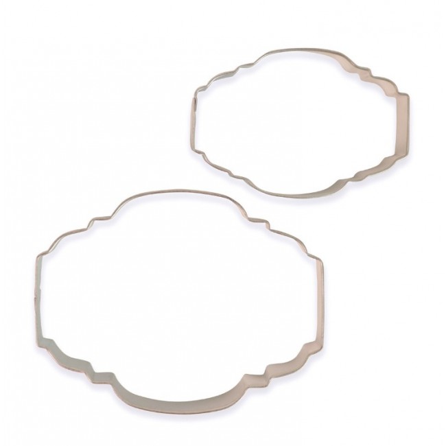 Stampo Cookie & Plaque Cutter Style 2 - Set of 2 Stampo Cookie & Plaque Cutter Style 2 - Set of 2