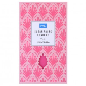Pasta di zucchero Fondente Pink 250 gr 